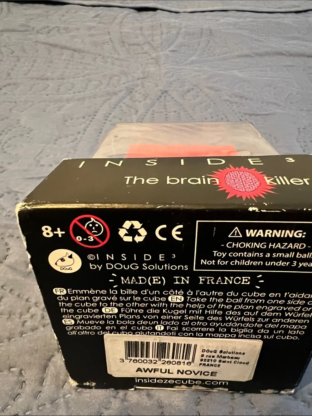 Pink Puzzle Cube - Brain Teaser Game